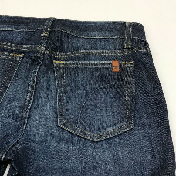 Joe's Jeans Curvy Bootcut Mona Dark Wash Mid Rise Womens Size 27 x 32.5(Altered) - Picture 7 of 7